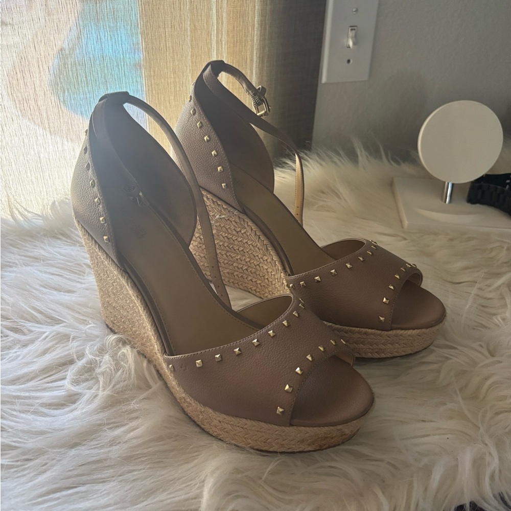 Studded Wedge Sandals Michael Kors